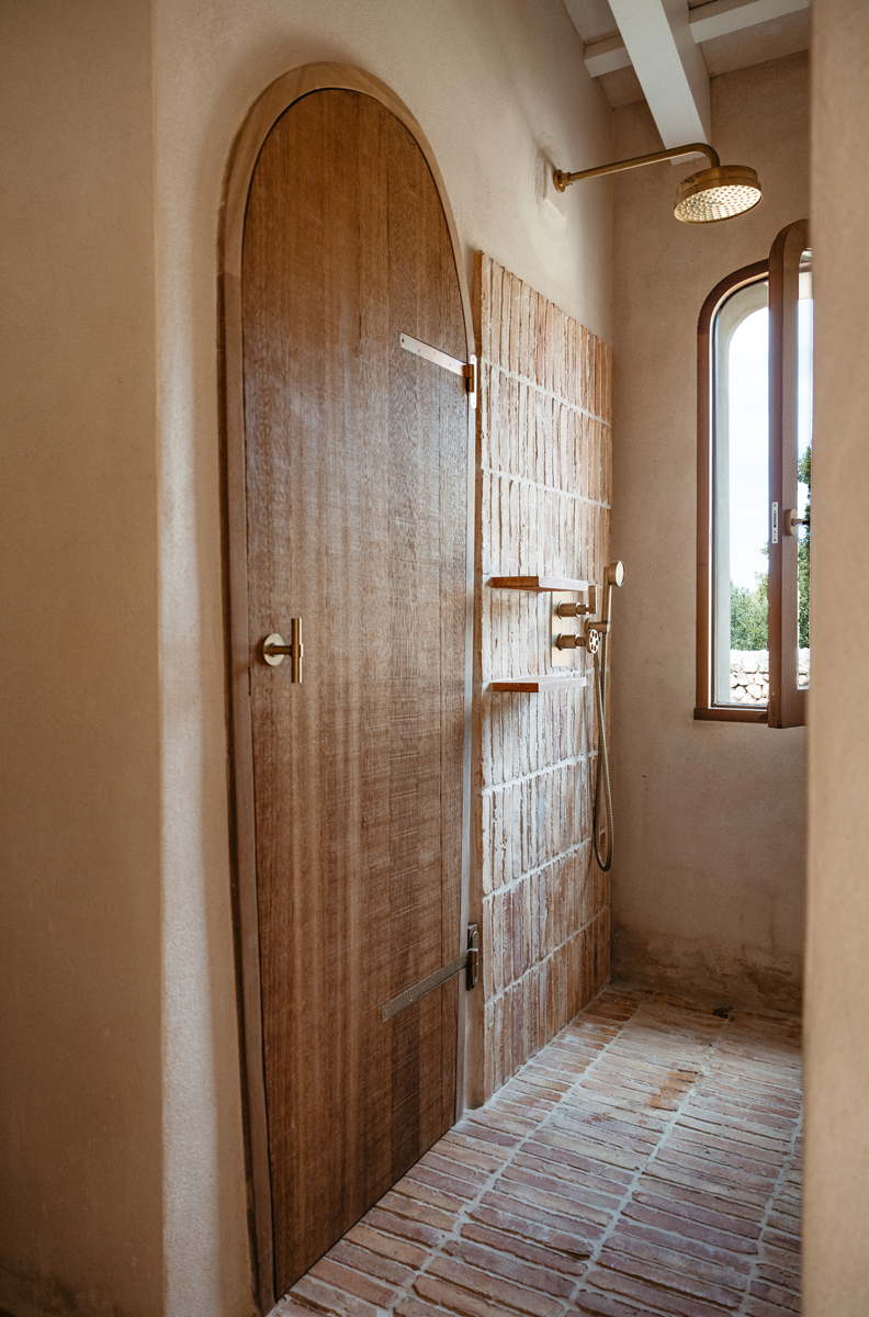 Оригинальная душевая в San José Villa.