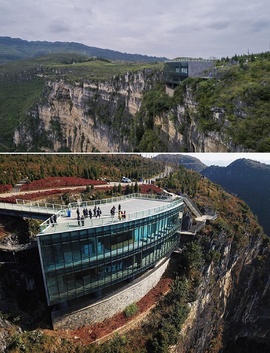 Туристический центр Limestone Gallery расположен на территории Национального парка в юго-западной части провинции Гуйчжоу (Китай).