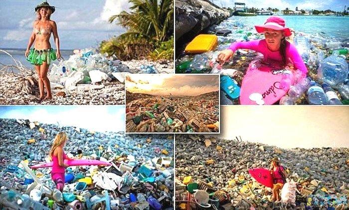 Фотографии, сделанные на мусорном острове активисткой Элисон Тил, облетели весь мир.