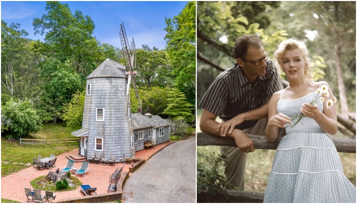Дом-мельница, где прятались от излишнего внимания Мэрилин Монро и другие знаменитости, в очередной раз выставлен на продажу (The Windmill House, Хэмптон).