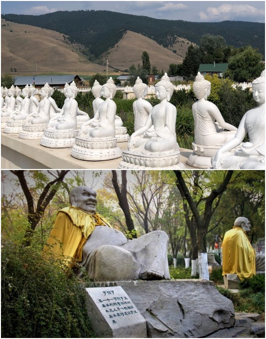 Современный Парк тысячи Будд входит в семерку самых популярных и значимых достопримечательностей региона (Цзинань, Китай).