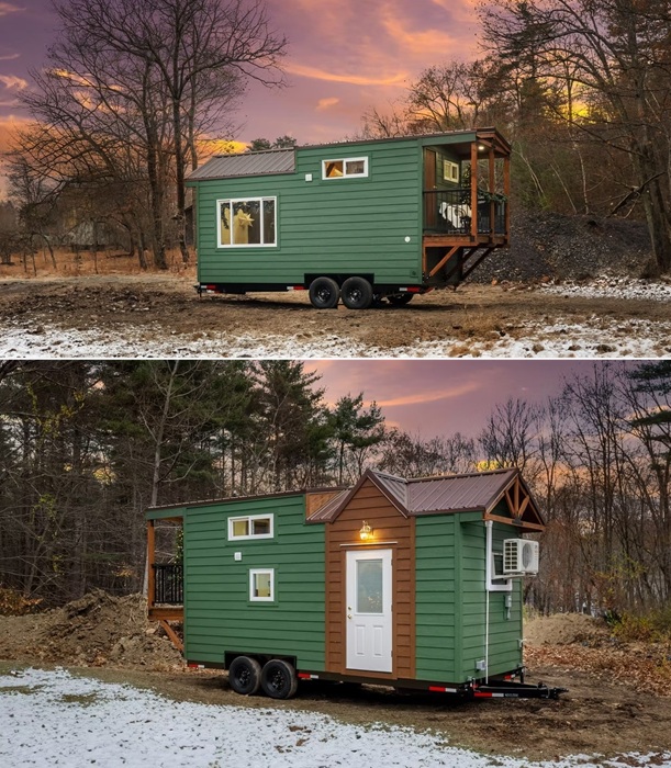 Миниатюрный дом The Spruce от американской строительной компании Backcountry Tiny Homes.