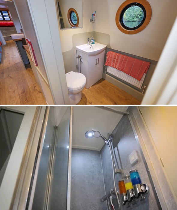 Благоустроенная ванная комната.