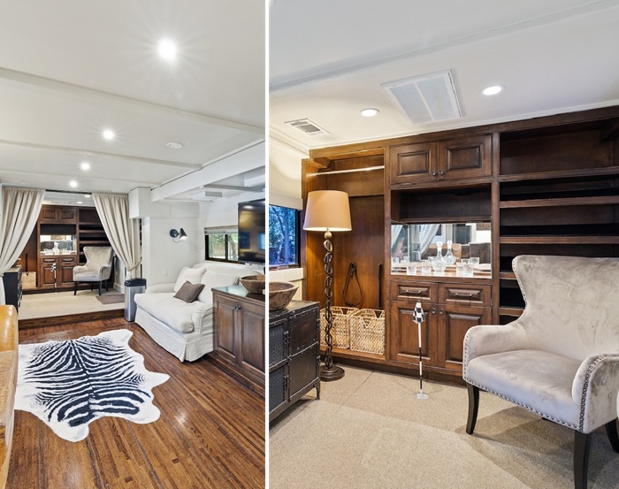 Более приватная многофункциональная комната расположена за гостиной (The Aspen).