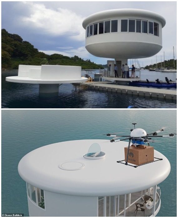 Неприятный инцидент на презентации прототипа капсульного плавучего дома позволил внести коррективы в его проект (SeaPod, Панама). 