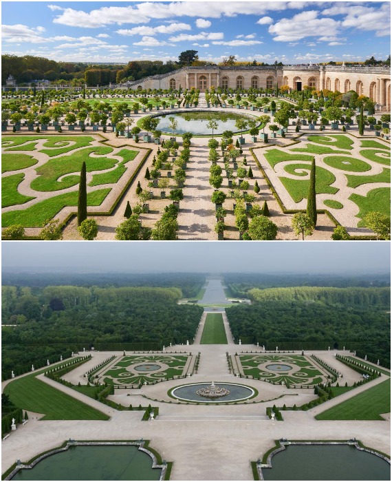 Версальский дворцово-парковый комплекс занимает 787 гектаров земли.