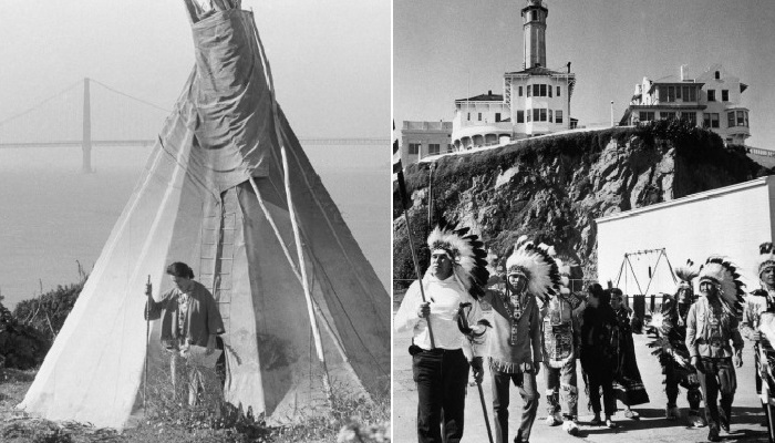 После закрытия тюрьмы, остров Алькатрас не раз символично захватывали представители коренных народов (Сан-Франциско, США).