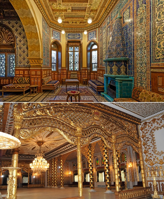 Manial Palace – место, где филигранно переплелись османский, персидский, андалузский жары и стиль европейского рококо (Каир, Египет).