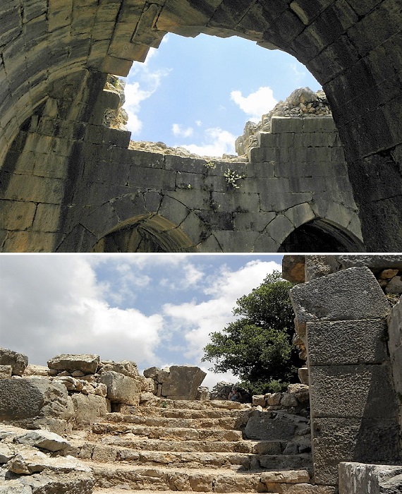 От былого величия остались лишь руины (Nimrod Fortress National Park, Израиль).