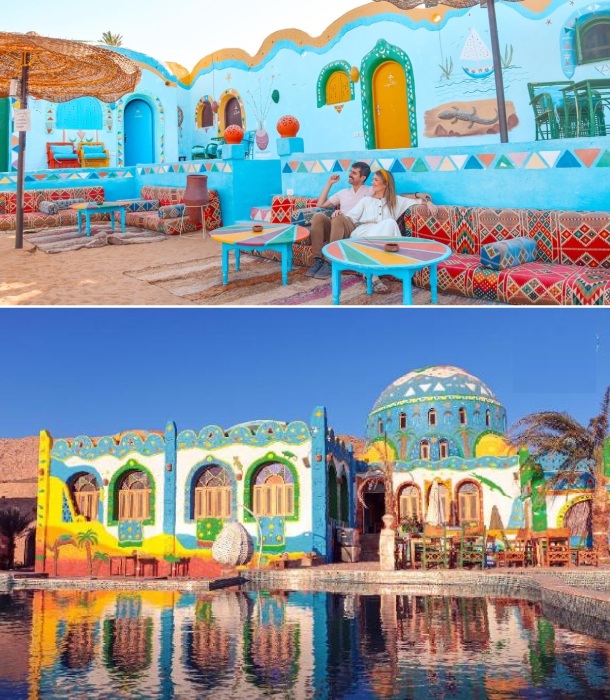 Бывалые туристы не отказывают себе в удовольствии наведаться и в нубийские деревни, чтобы насладиться аутентичной обстановкой и гостеприимством (Египет).