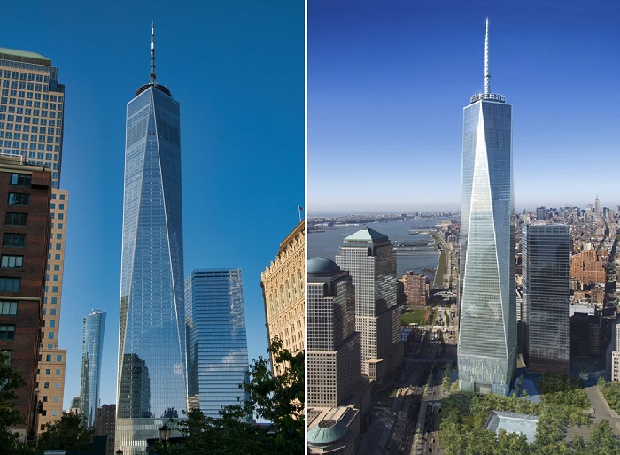 One World Trade Center — самое высокое здание в Нью-Йорке и во всем Западном полушарии (США).