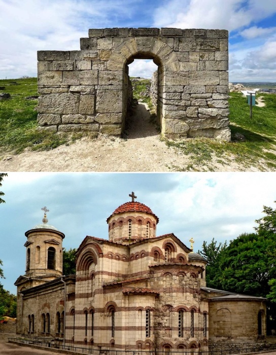 Остатки былого процветания и древнейшая ныне действующая христианская церковь (Керченский полуостров и церковь Святого Иоанна Крестителя).