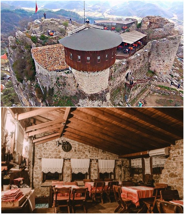 Теперь на территории замка открыт ресторан, который предложит кулинарные изыски, чарующую атмосферу и захватывающие виды с высоты 329 метров.