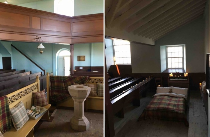 St Peter’s Kirk – церковь, превращенная в уютный отель для тех, кто предпочитает комфорту колорит глубинки и захватывающие виды на живописный пейзаж (Оркнейские острова, Шотландия). 