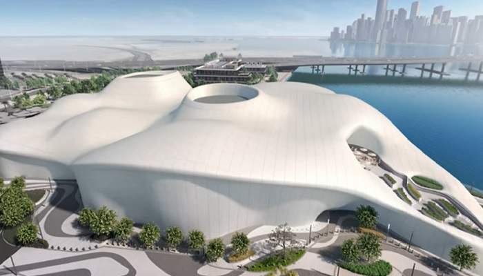 Концепт футуристической арт-галереи TeamLab Phenomen Abu Dhabi, которая станет местом проведения выставок иммерсивного искусства | Фото: © Department of Culture and Tourism - Abu Dhabi.