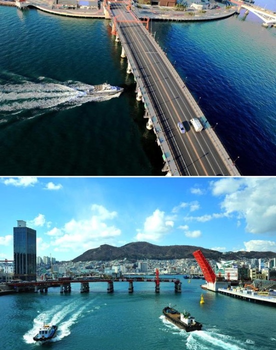 The Yeongdo Bridge – символ единения, памяти имеет особую историческую ценность (Пусан, Южная Корея). 
