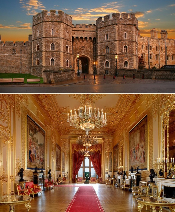 Посетители Windsor Castle могут погрузиться в историю дворца, прогуливаясь по комнатам детства королевы Виктории, парадным апартаментам короля и королевы или исследовать живописные сады.
