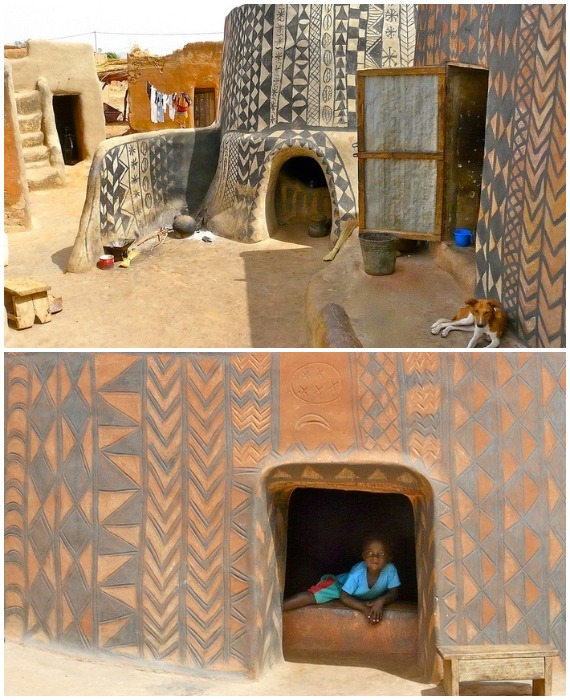 Орнаменты отражали ценности и стремления каждого сообщества (Тьебеле, Африка).