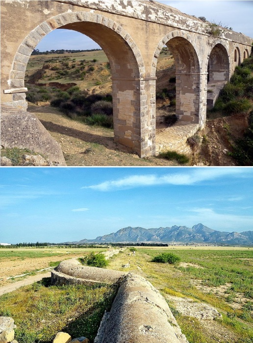 Понадобилась война и грандиозные усилия, чтобы обеспечить Карфаген водой (The Zaghouan Aqueduct, Тунис).