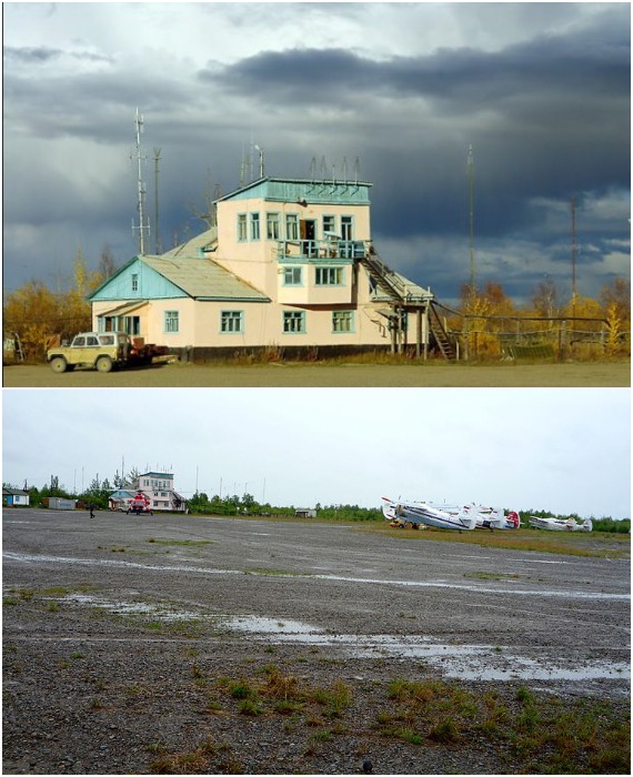 Несмотря на редкие рейсы аэродром «Марково», построенный в 1942 году действует до сих пор (Чукотский автономный округ).