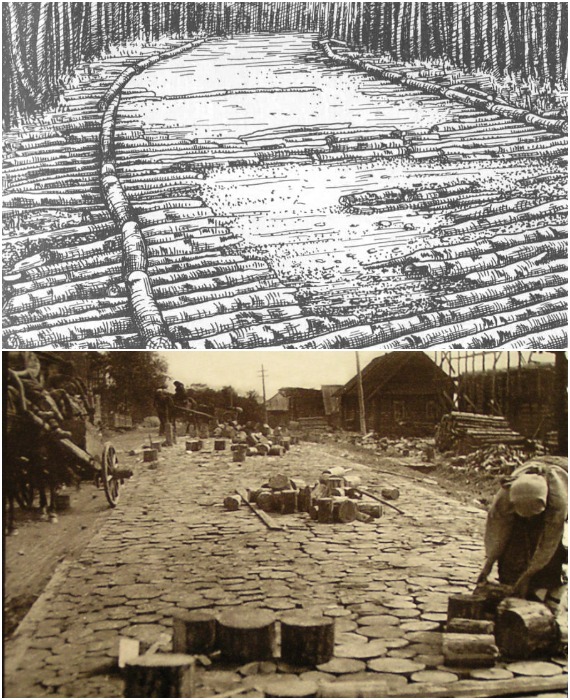 За многовековую историю Руси было выработано несколько методик прокладки дорог.