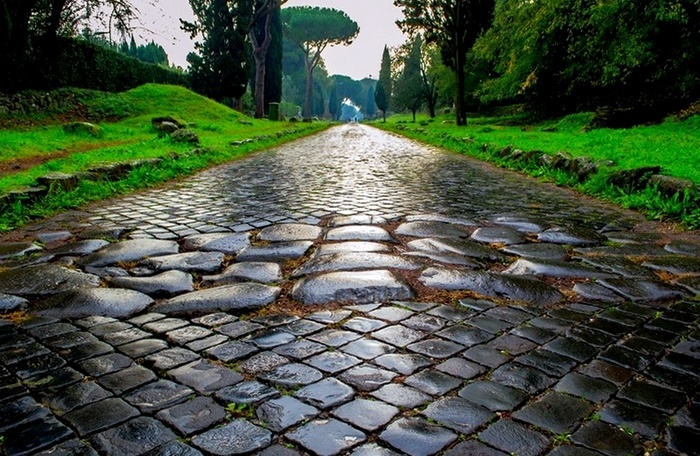 Феномен римских дорог. | Фото: italia-ru.com.