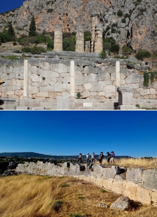 Многоуровневая радиальная стена, выложенная более 2,5 тыс. лет, назад до сих пор сохраняет свою форму и структуру (Элеона, Греция). 