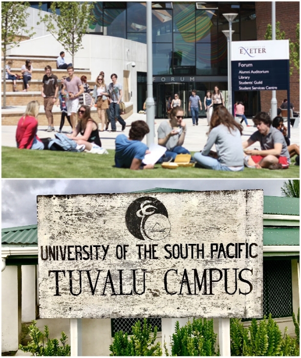 Единственный университет страны проводит студенческие форумы (Фунафути, Тувалу).