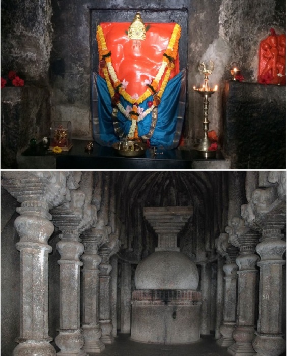 Пещерный храмовый комплекс – единственный в мире культовый объект, посвященный Ганеши, который находится в горах (Храм Шри Гириджатмадж, Индия).