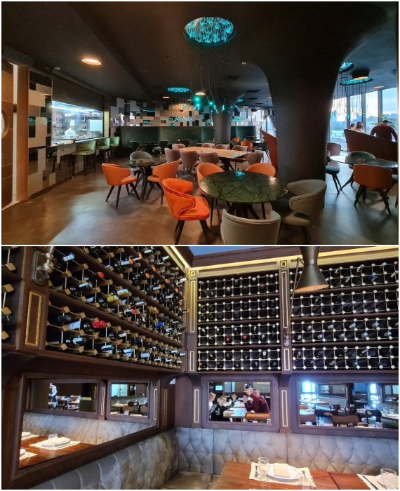 Ресторан итальянской кухни и винный бутик-кафе в многофункциональном комплексе The Veil Astana (Казахстан).