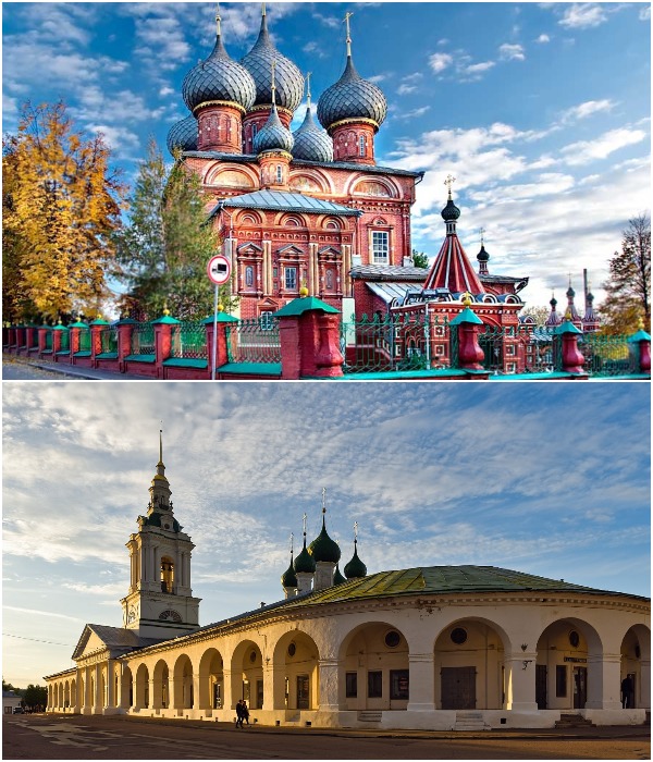 Былая слава, богатство и мощь города отражены в его архитектурных творениях (Кострома).