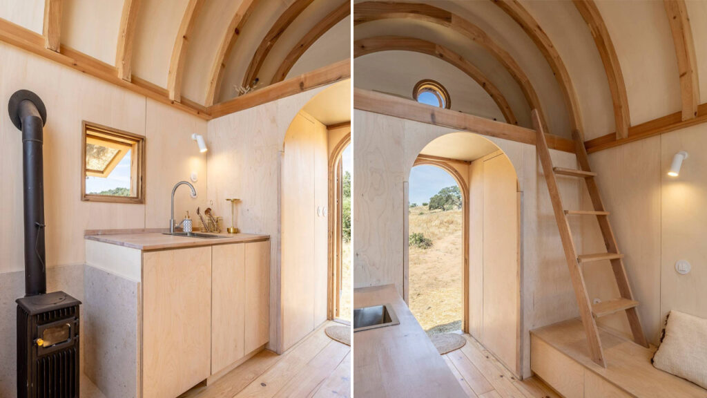 Из кухни можно попасть на второй чердак.