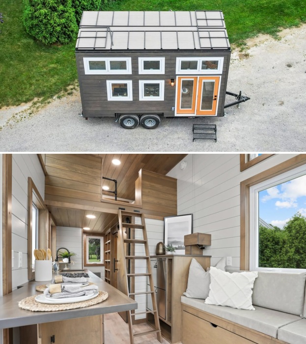 Последняя модель Pathwayот от Modern Tiny Living – прекрасная попытка максимально использовать ограниченное пространство дома на колесах.
