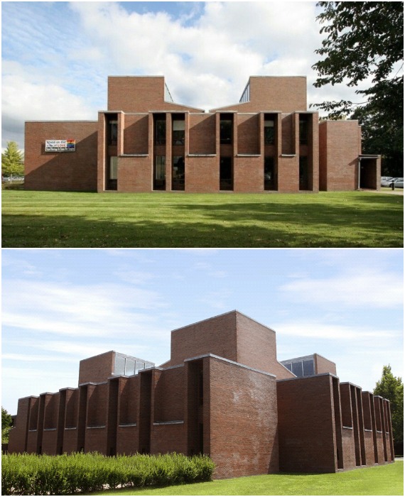 Первая унитарная церковь в Рочестере – одна из самых главных работ Луиса Кана на поприще храмовой архитектуры (штат Нью-Йорк).