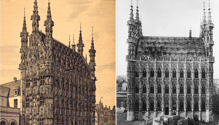 С XV века Stadhuis van Leuven – самый яркий и узнаваемый образец поздней готики как Бельгии, так и всей Европы (Бельгия). 