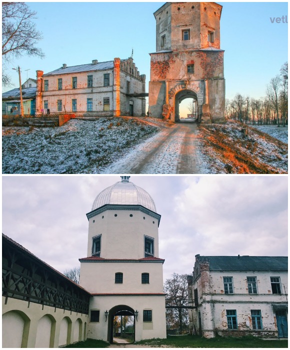Полуразрушенный средневековый замок начинают восстанавливать (Любчанский замок, Гродненская область).