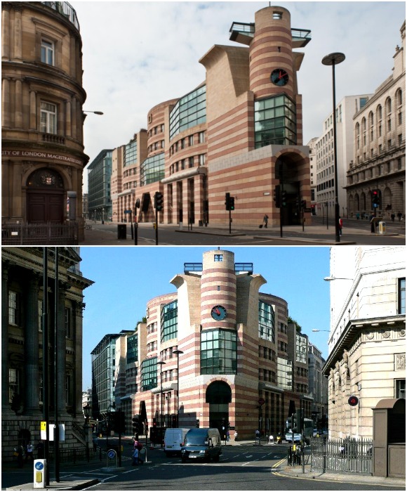 Чудовищная реновация изуродовала исторический центр Лондона (Великобритания).