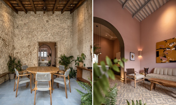 Мастерская Casa Lorena – место, где встречается колоритная простота исторической постройки и современный комфорт с изысканным интерьером (Мерида, Мексика).
