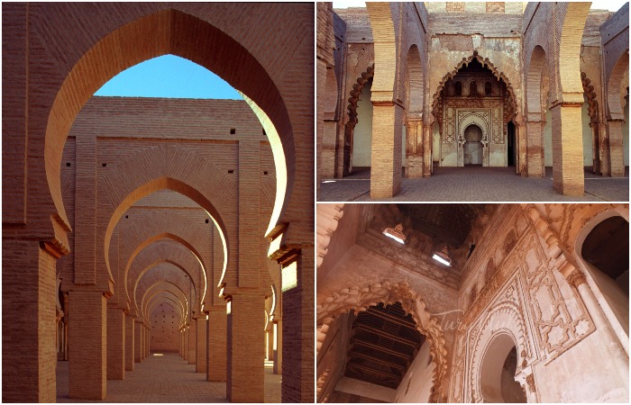 Несмотря на то, что мечети Тин Мал уже более 800 сотен лет и она без крыши, колонны имеют непревзойденный вид (Марокко).