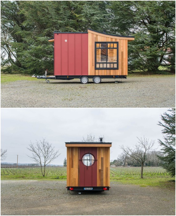 Миниатюрный мобильный домик от Baluchon, оформленный в японском стиле (Bonzai).