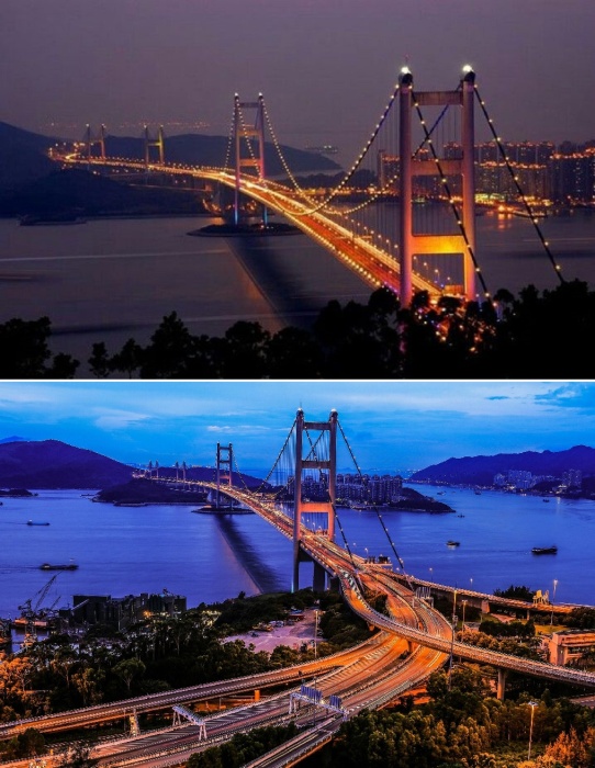 Tsing Ma Bridge – ключевое связующее звено, обеспечивающее прямой доступ в Международный аэропорт Гонконга.