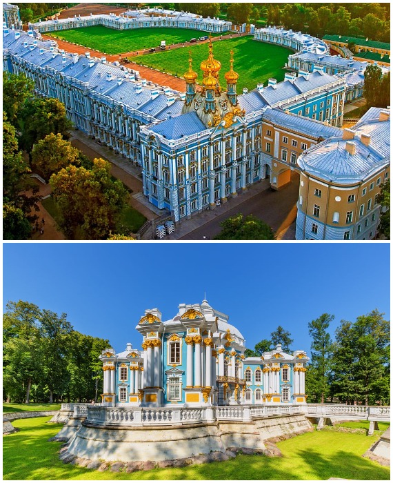 На территории музея-заповедника «Царское Село» собрано более 100 памятников архитектуры, культуры и паркового искусства (Санкт-Петербург).