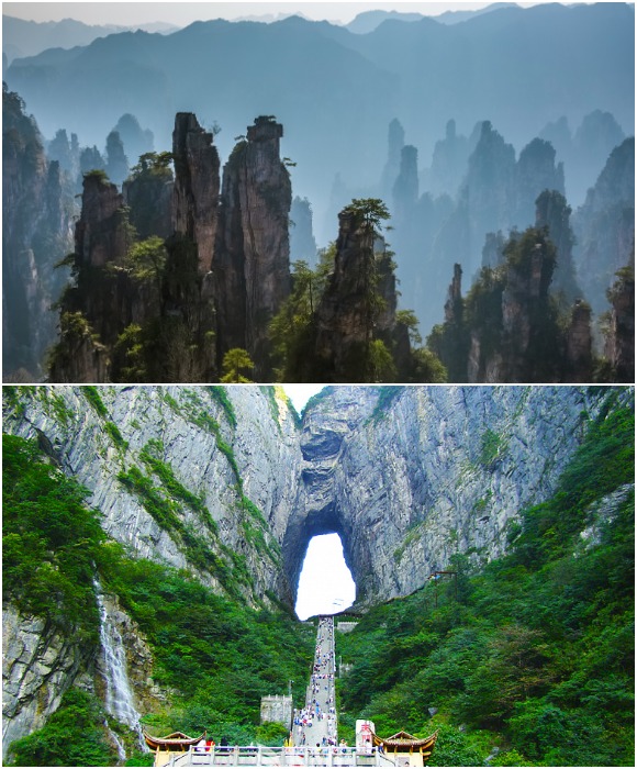 Геологический парк Улиньюань с уникальным каменным лесом способен удивить не меньше, чем сам «Аватар» (Хунань, Китай).