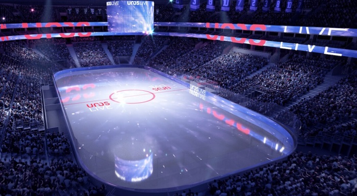 Главной «героиней» ледовой арены Тампера стал каток, используемый для хоккейных матчей и тренировок местного клуба (Nokia Arena, Финляндия).