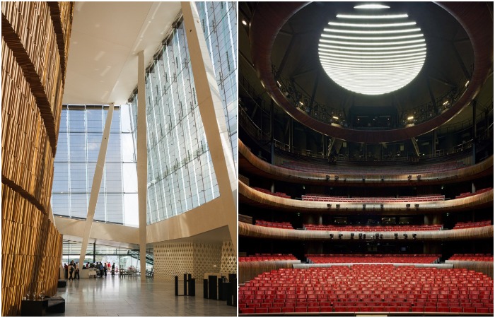 Современное видение дизайна театральных интерьеров (Оперный театр Осло, Норвегия). 