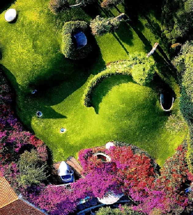 Фантастический вид на «Органический дом» с высоты (Наукальпан-де-Хуарес, Мексика). | Фото: modachicago.org.