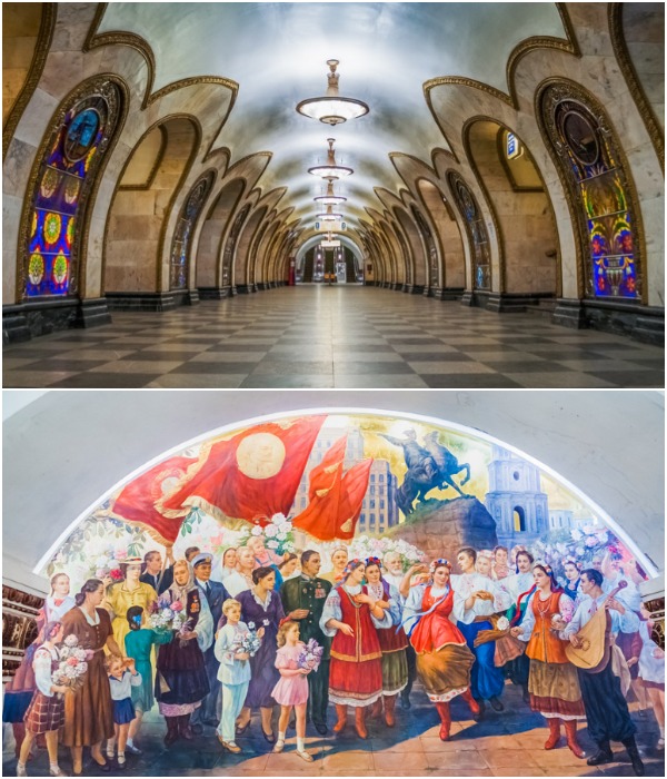 Каждый элемент декора станций Московского метро имел идеологическую подоплеку.