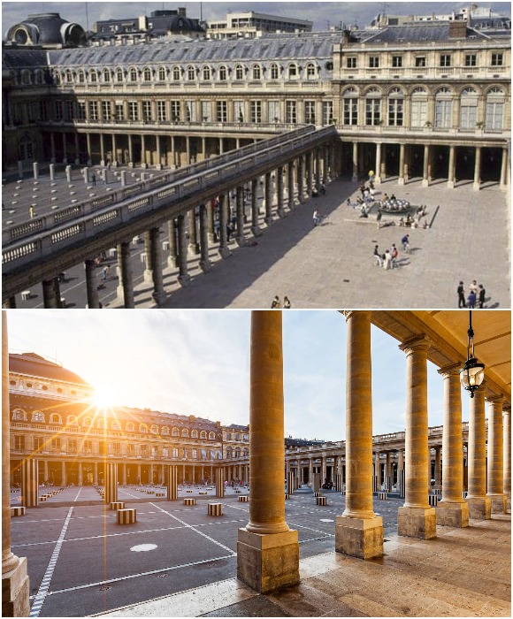 В XVIII веке обновили фасад и интерьеры дворца, также появилось огромное количество колонн и аркадных галерей.