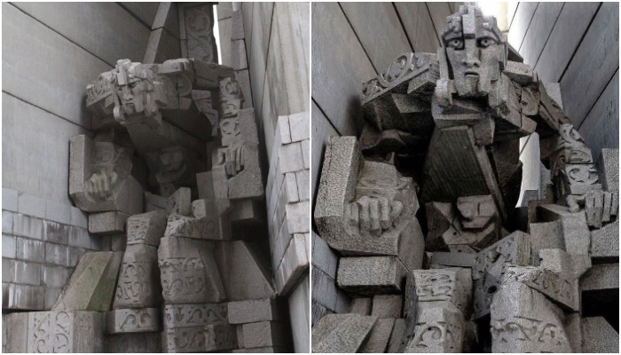 Совсем уж устрашающий герой монумента «Создатели болгарского государства» (Шумен, Болгария). 
