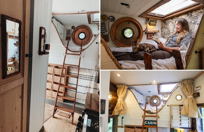 Уютная спальня на втором уровне Sam Robin.